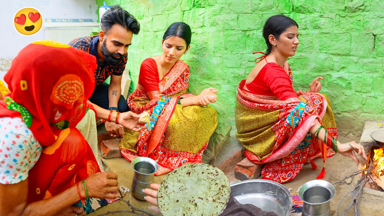A day In Village 😅 Chulhe par Khana Banana pada 😍