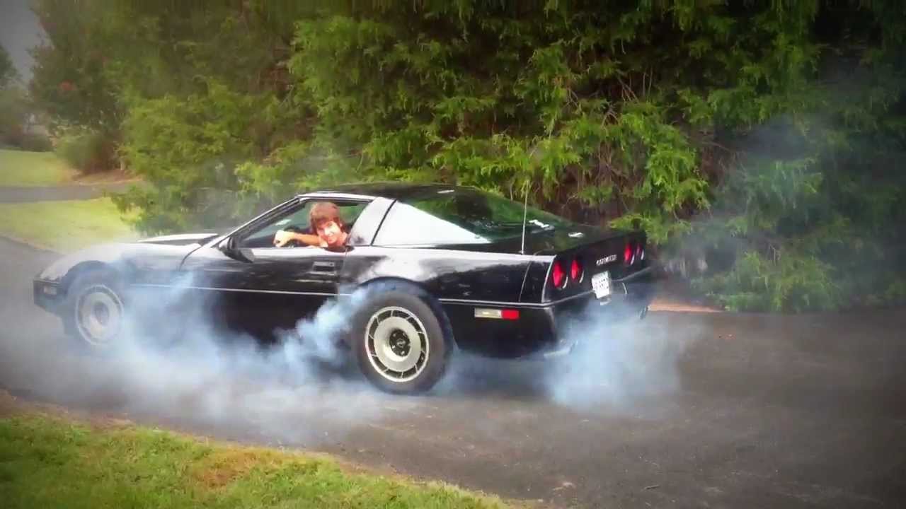1984 C4 corvette brake burnout