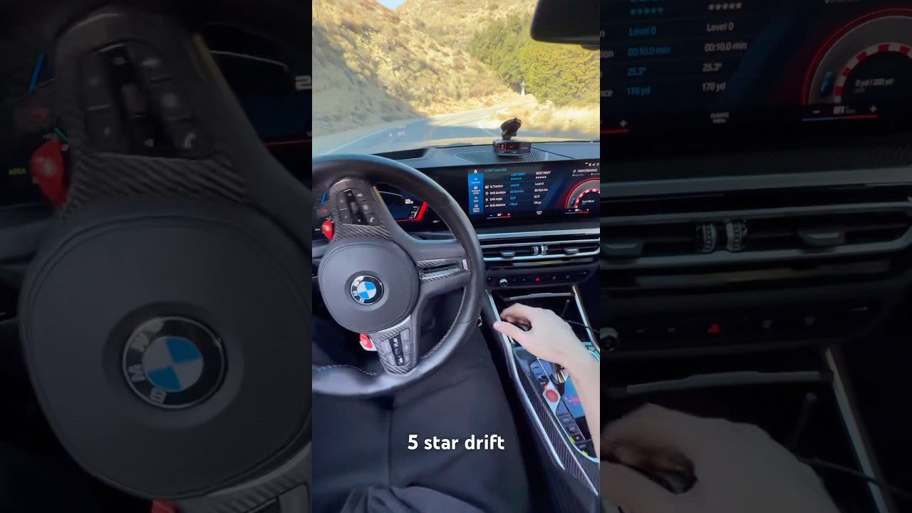 5 star drift with the 2024 BMW M2. #silent #automobile #driftingcar #drifting #drift #bmwm2 #5star