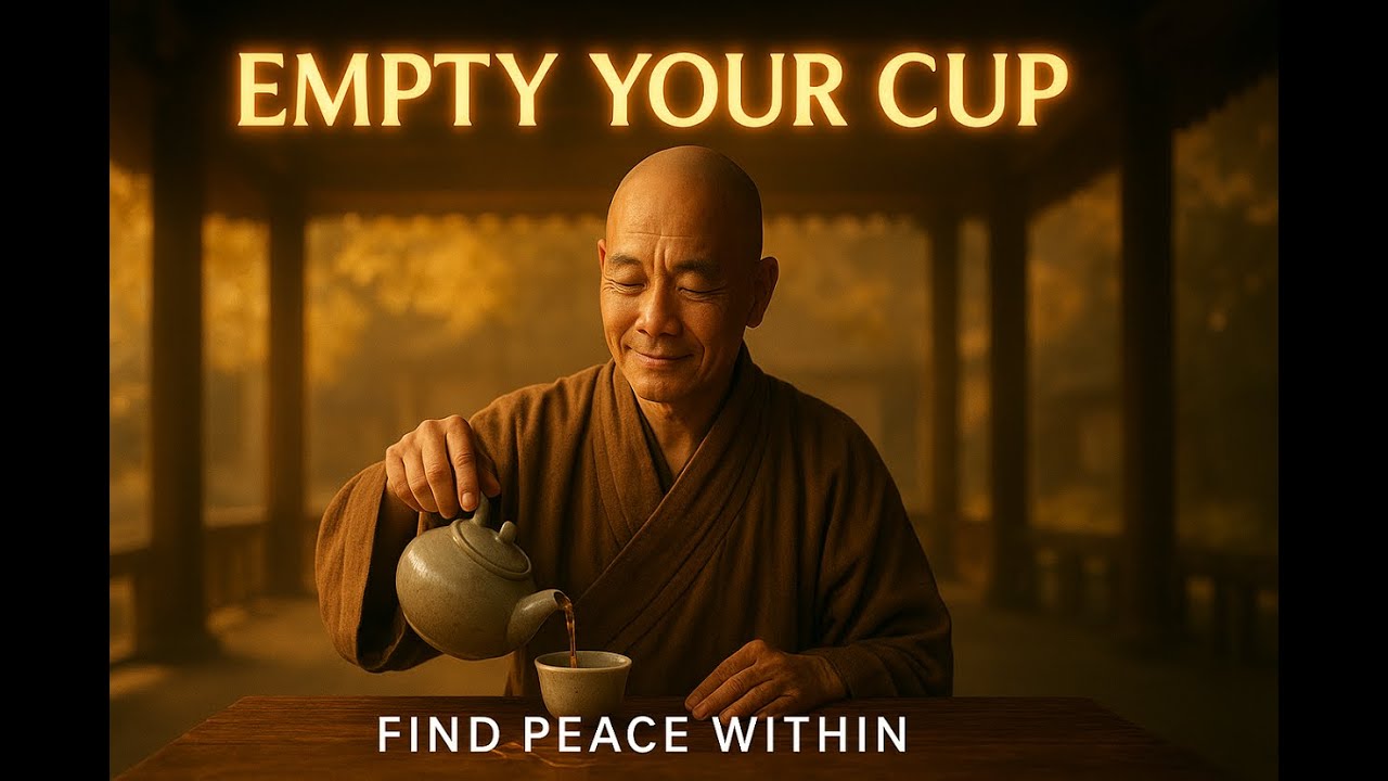 Finding peace? Empty Your Cup: The Monk’s Timeless Wisdom for a Stress-Free Mind