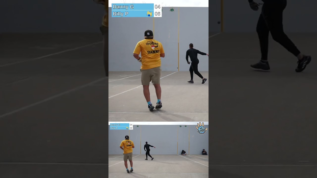 Danny snipe from the back #handball #wallball #onewall #nychandball #tensfinest #10sfinest #sports