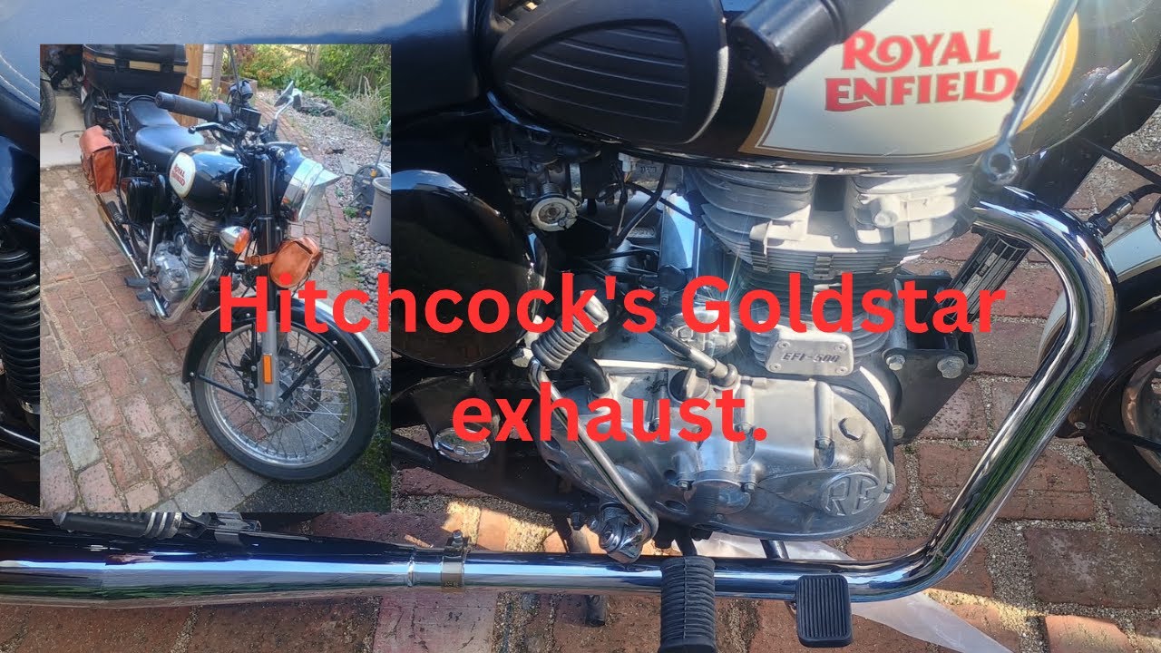 Hitchcock's goldstar exhaust on the classic 500. Too loud?