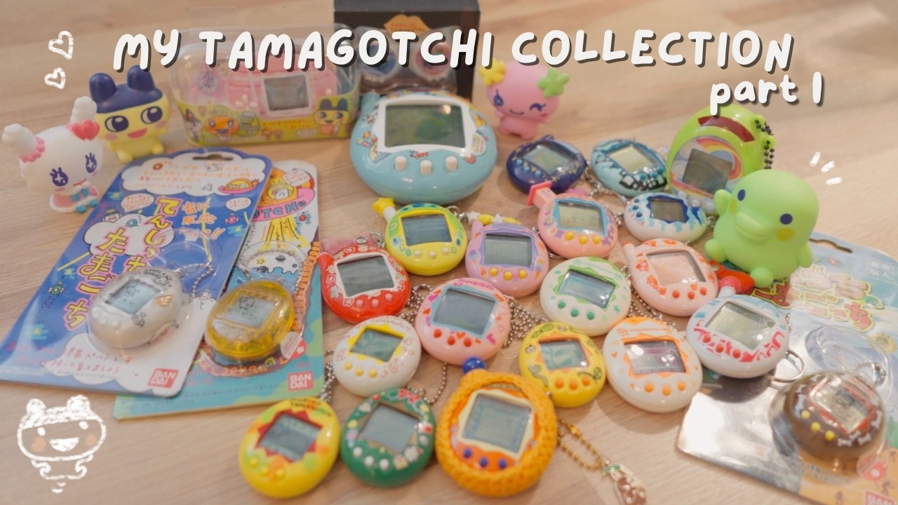 Моя коллекция Тамагочи 🥚│ часть 1 - Винтажные Тамагочи!
