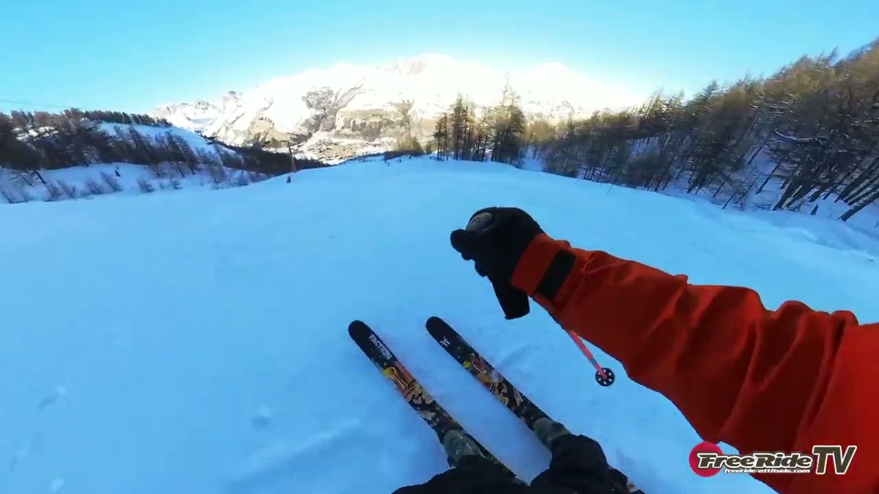 Test skis Faction Prodigy II  2026 en action