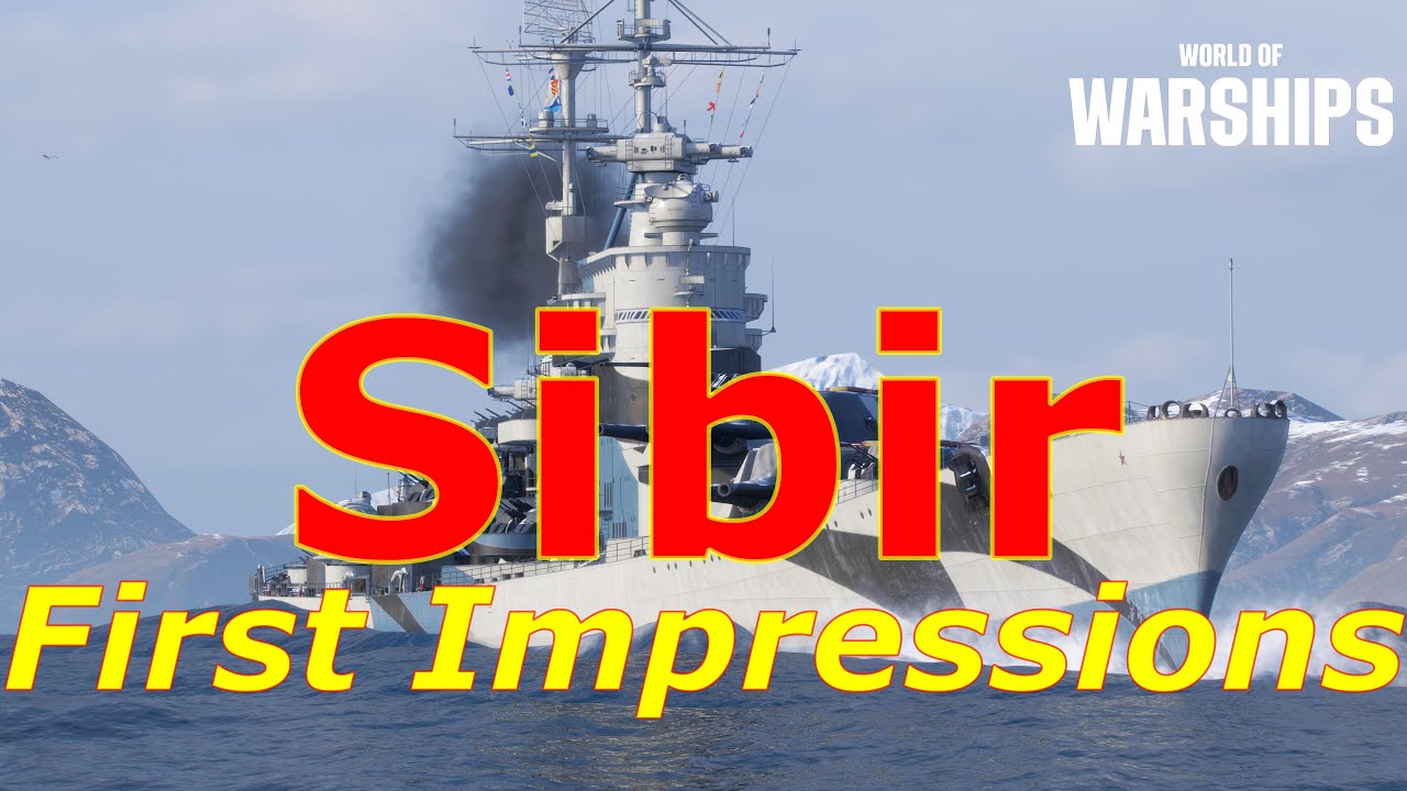World of Warships- Sibir First Impressions: New Secondary Tsar?? Or Copy/Paste Money Grab??