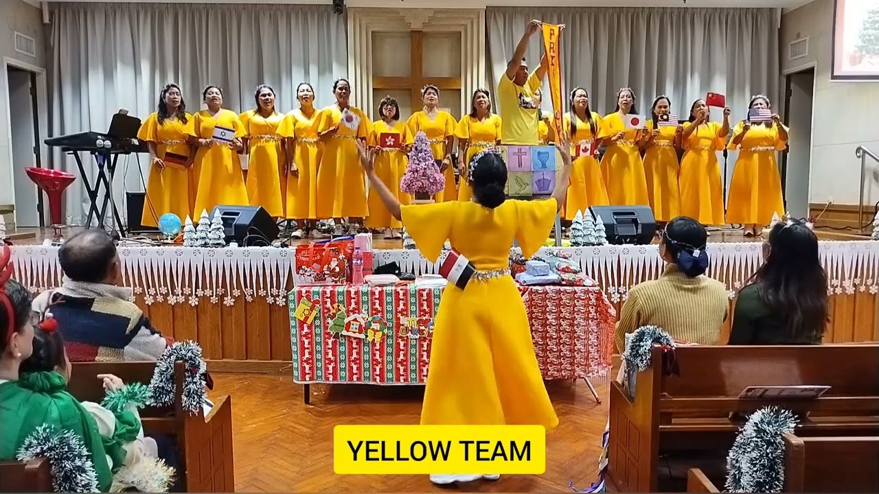 CHRISTMAS CAROLING| YELLOW TEAM 4TH PLACE| DECEMBER 14,2025
