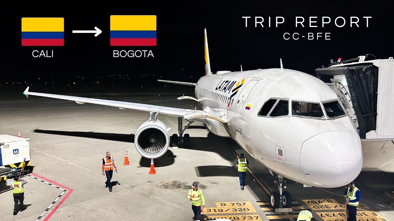 Trip report | LATAM ( A320 COLOMBIA LIVERY ) | Cali - Bogotá | Vuelo Nocturno