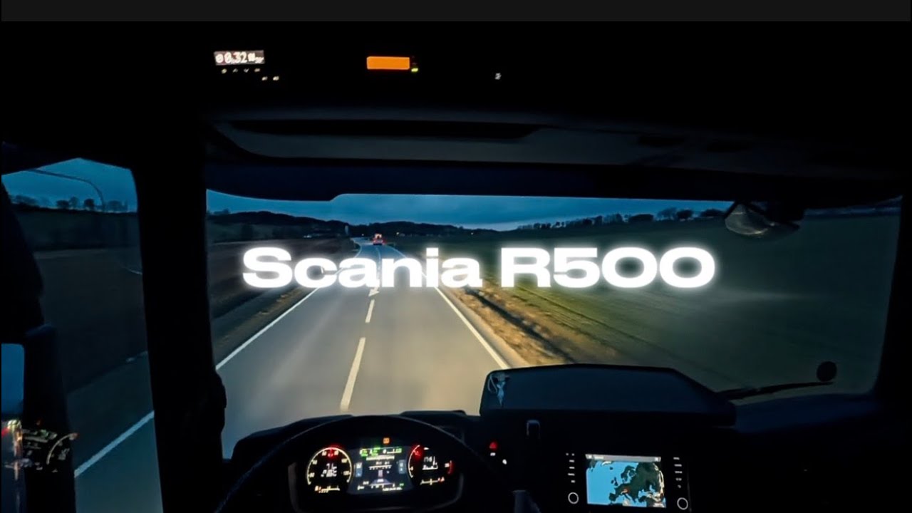 Late Night Truck Drive - Deep House Vibes Only | Scania R500