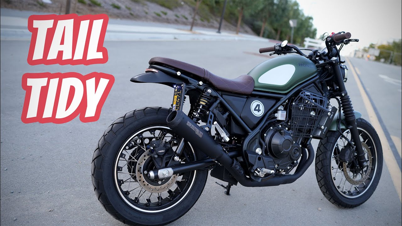 Tail Tidy / Fender Eliminator for the Honda SCL500 / CL500 Scrambler - Maxnus