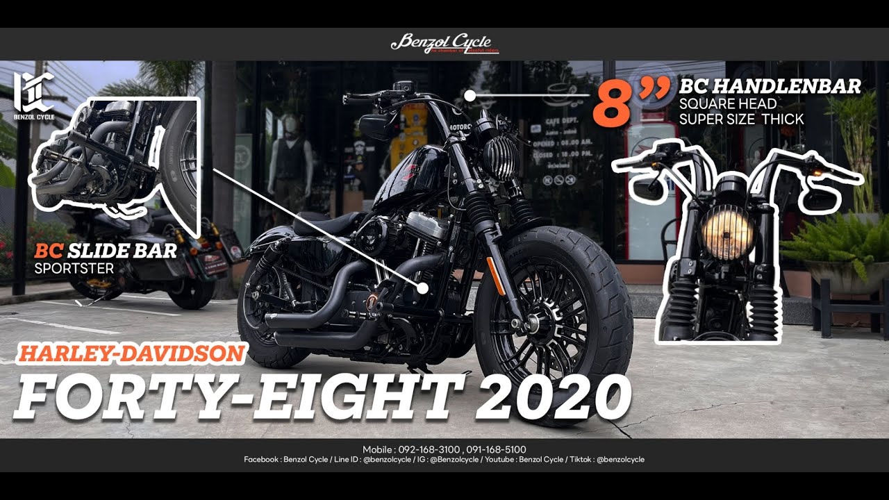 Sportster 48 เปลี่ยนแฮนด์ 8