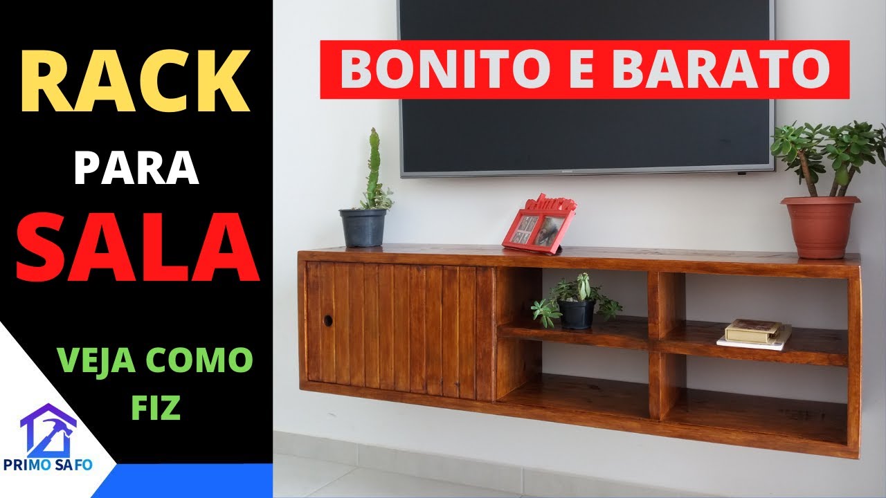 RACK PARA SALA! como fiz