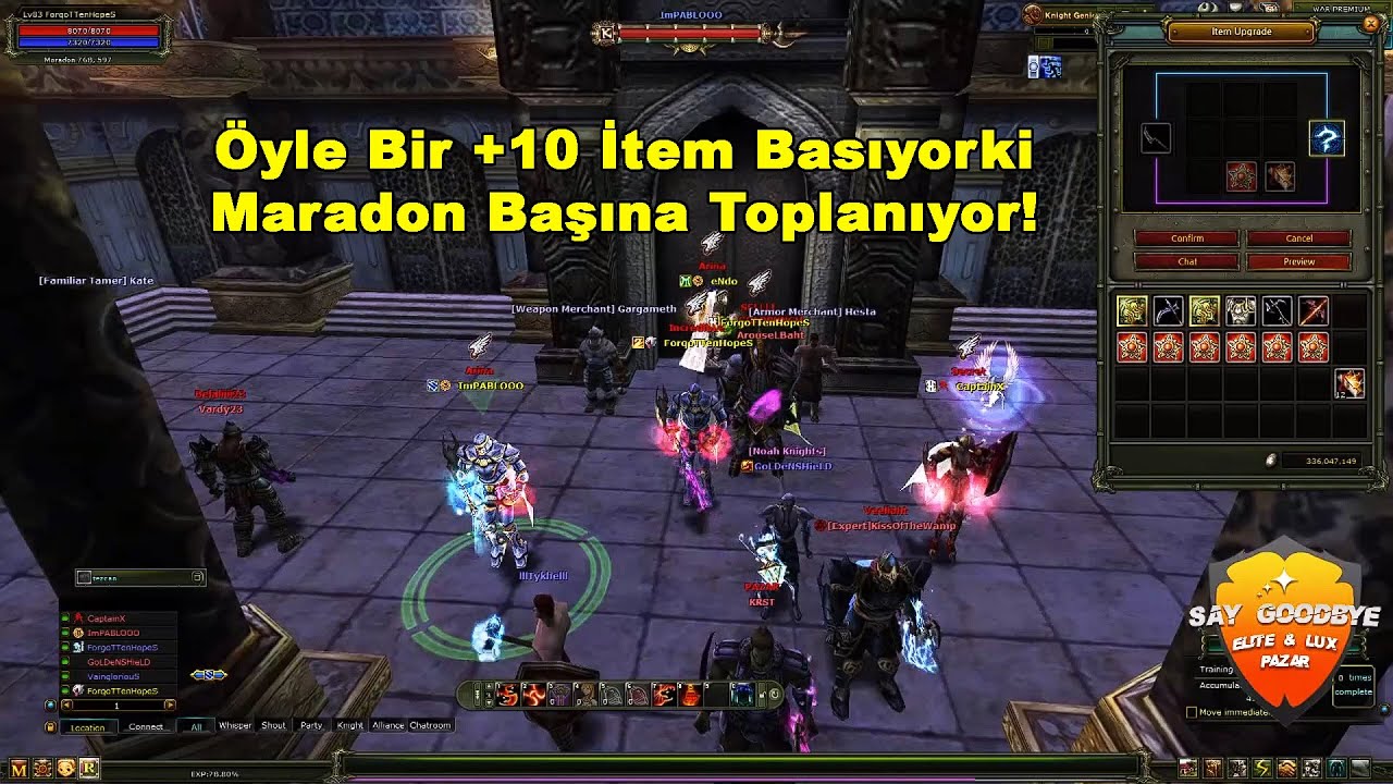 ForqoTTenHopeS - Öyle Bir +10 İtem Basıyorki Maradon Başına Toplanıyor! | Knight Online