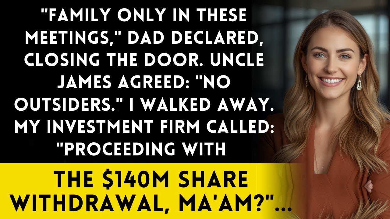 Family Cut Me Out Of Business Meetings - I've Been Their Silent Majority Investor For 3 Years