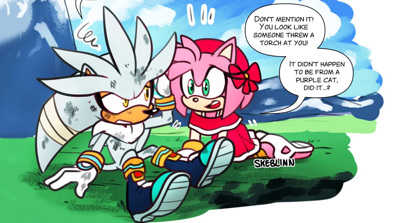 Встреча с Эми &mdash; Сборник комиксов Sonic Comics Dub от Silver and Blaze