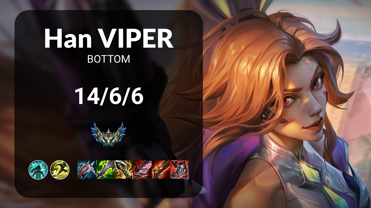 Han Viper Miss Fortune vs Senna BOTTOM - KR CHALLENGER Patch 15.13