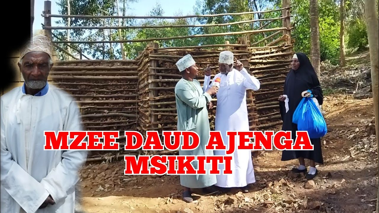 MZEE DAUD AJENGA MSIKITI WA UDONGO BAADA YA KUSILIMU