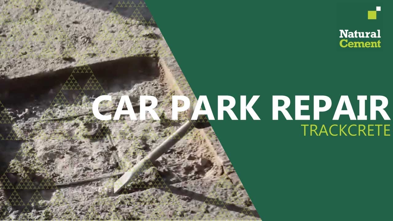 Rapid Setting and Curing Screed - Car Park Entrance Resurfacing - Natural Cement TRACKCRETE