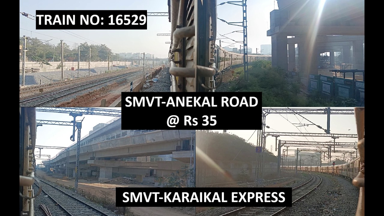 SMVT to Anekal Road via Baiyappanahalli & Heelalige | 1.5 Hours for a 36 Km Suburban Journey