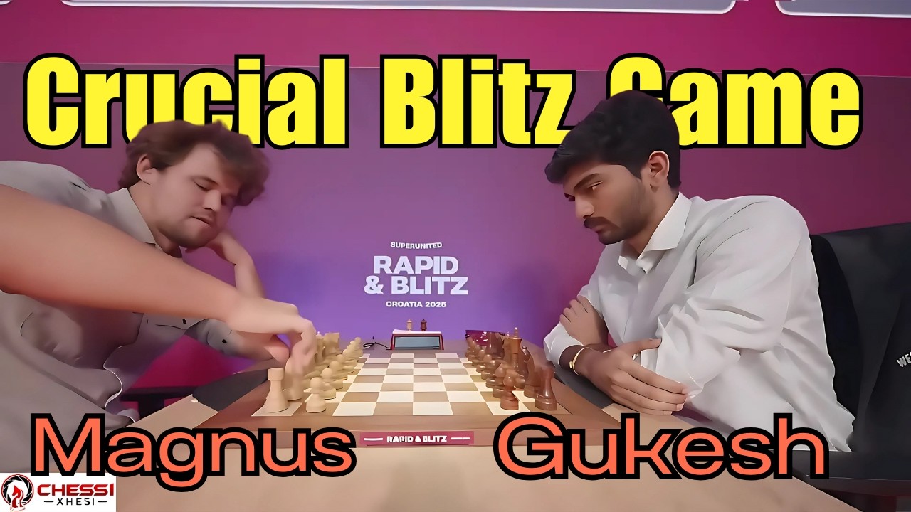 Can You Spot the Winning Move? | Magnus vs Gukesh