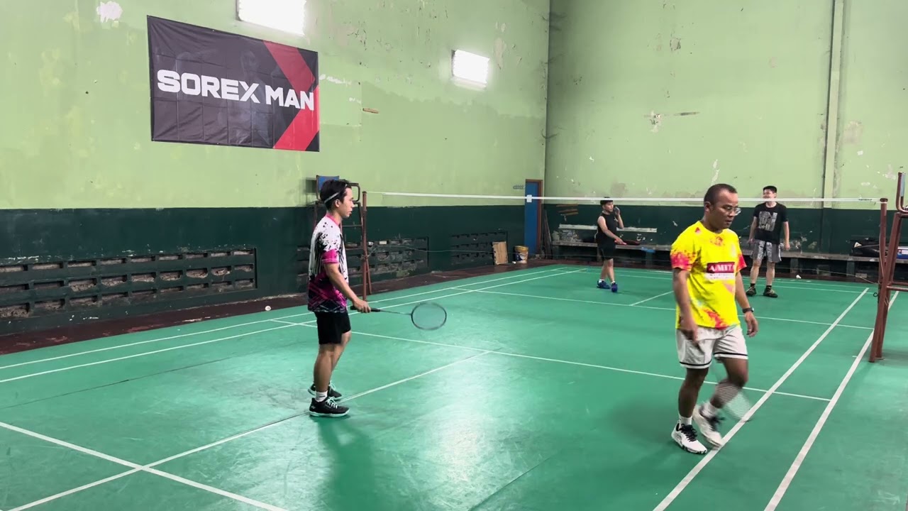 Franz / Josi vs Ricki / Heri - Badminton for hobby (Bros)