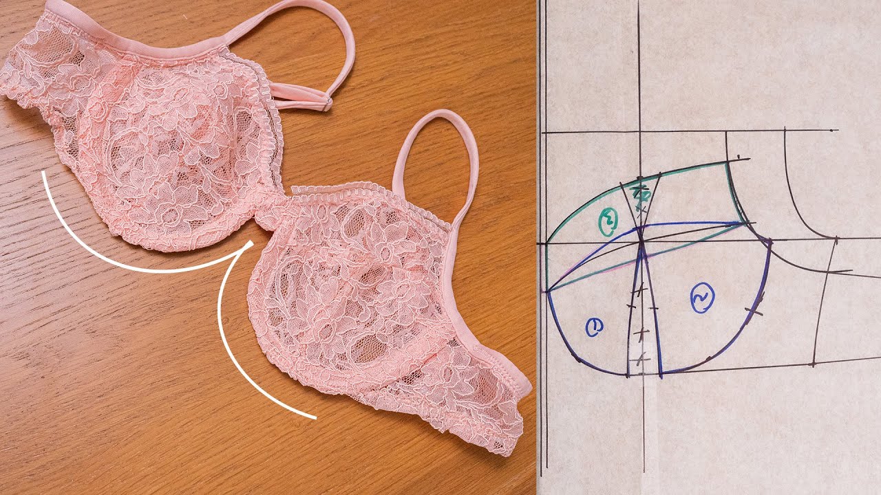 How to Make a Bra Pattern Tutorial {DETAILED SEWING TUTORIAL INCLUDED}