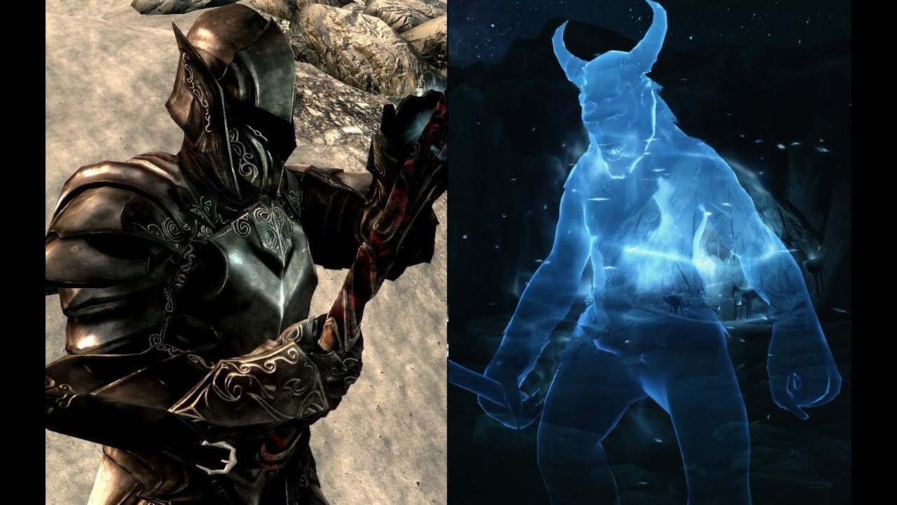 Skyrim - The Ebony Warrior VS. Karstaag