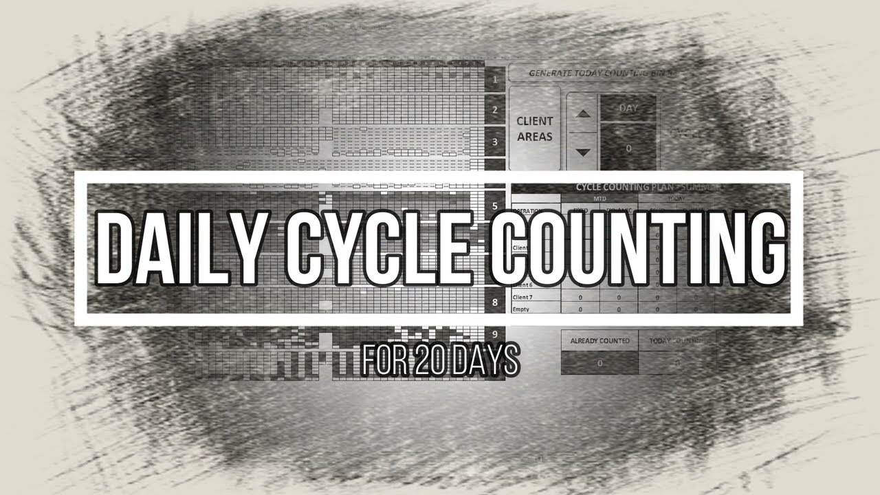 CYCLE COUNTING DASHBOARD FOR WAREHOUSES