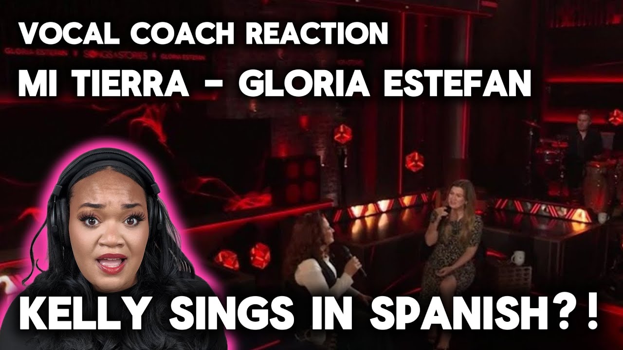Gloria Estefan and Kelly Clarkson Sing "Mi Tierra" | Vocal Coach Reaction