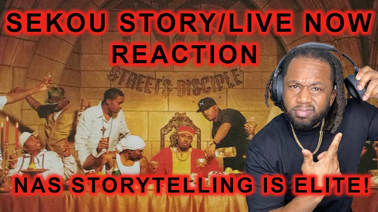 FIRST TIME HEARING Nas - Sekou Story / Live Now REACTION