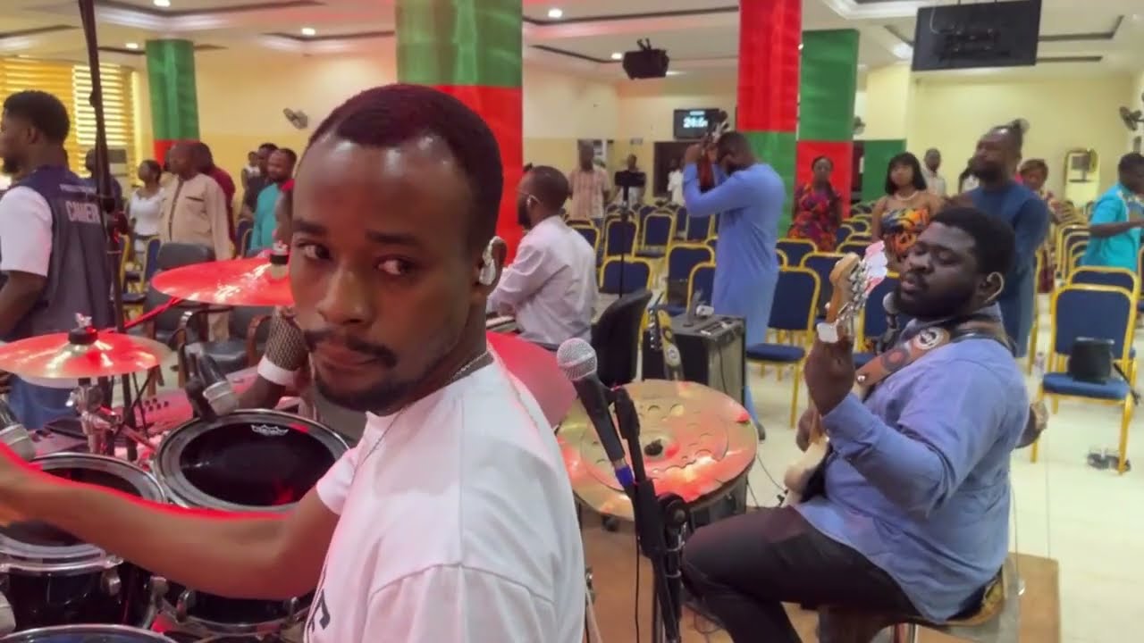 Derrick Mherda and Church band performs This Year by ​⁠@victoriaorenze  with Sweet basslines