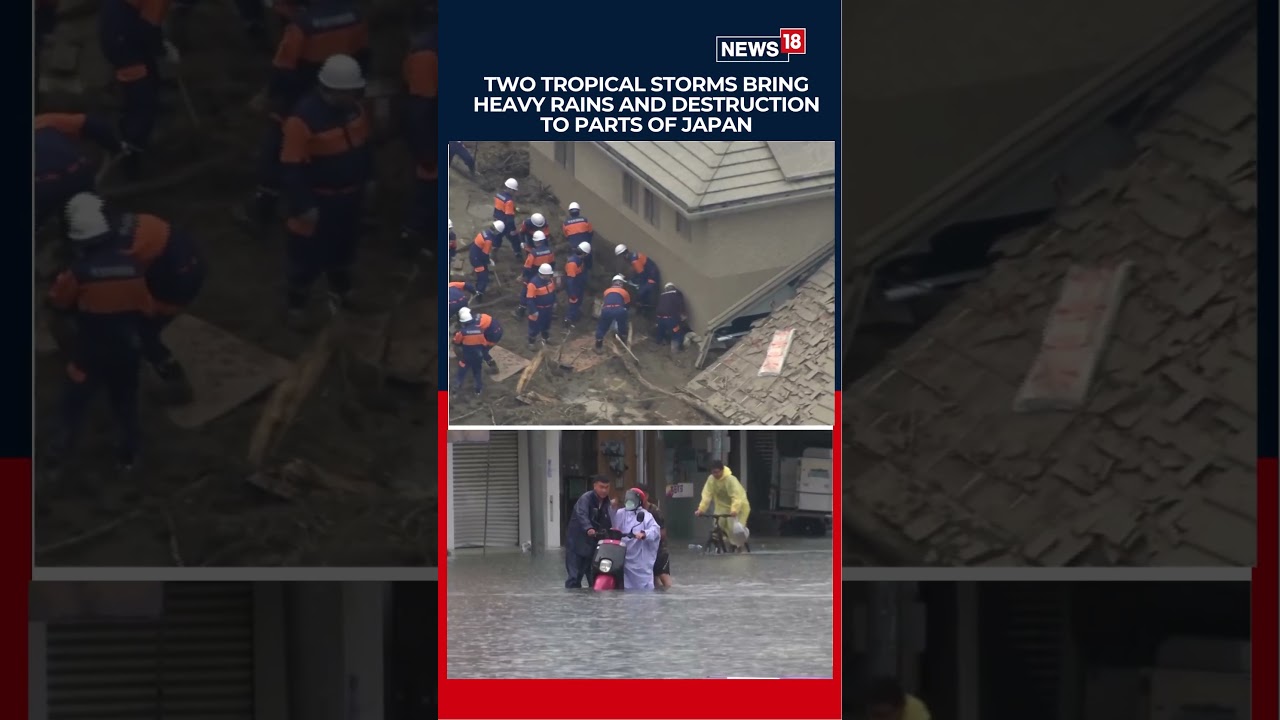 WATCH: Two Tropical Storms Bring Heavy Rains And Destruction To Parts Of Japan | N18S