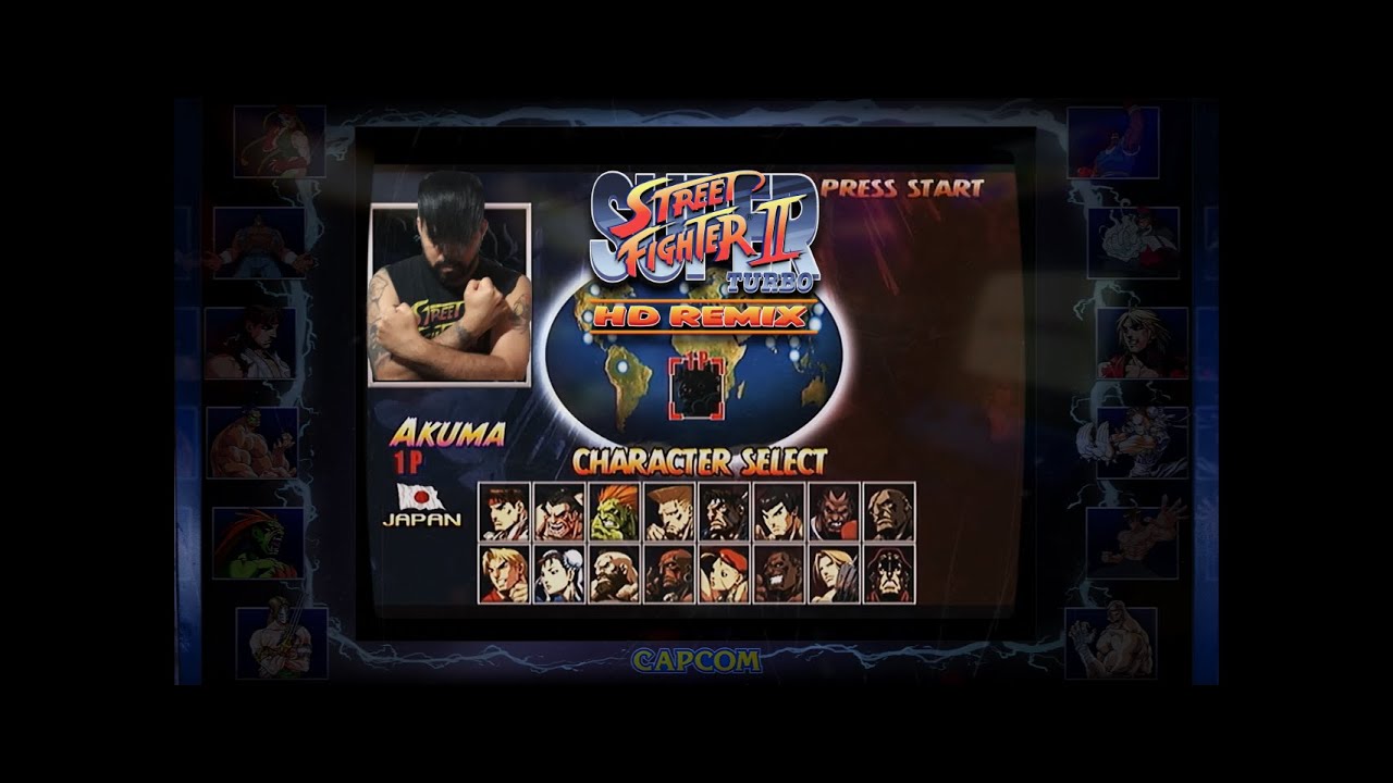 SUPER STREET FIGHTER 2 TURBO HD REMIX - AKUMA GAMEPLAY