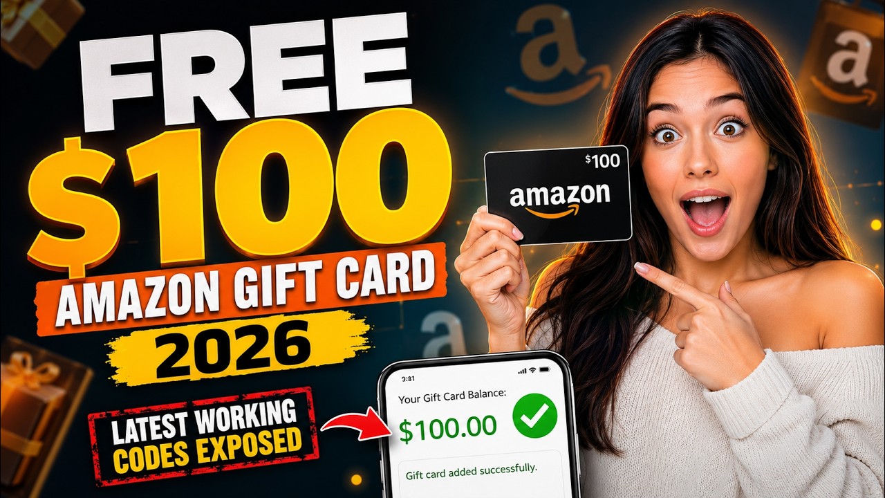 Free $100 Amazon Gift Card 2026 | Latest Working Codes Exposed