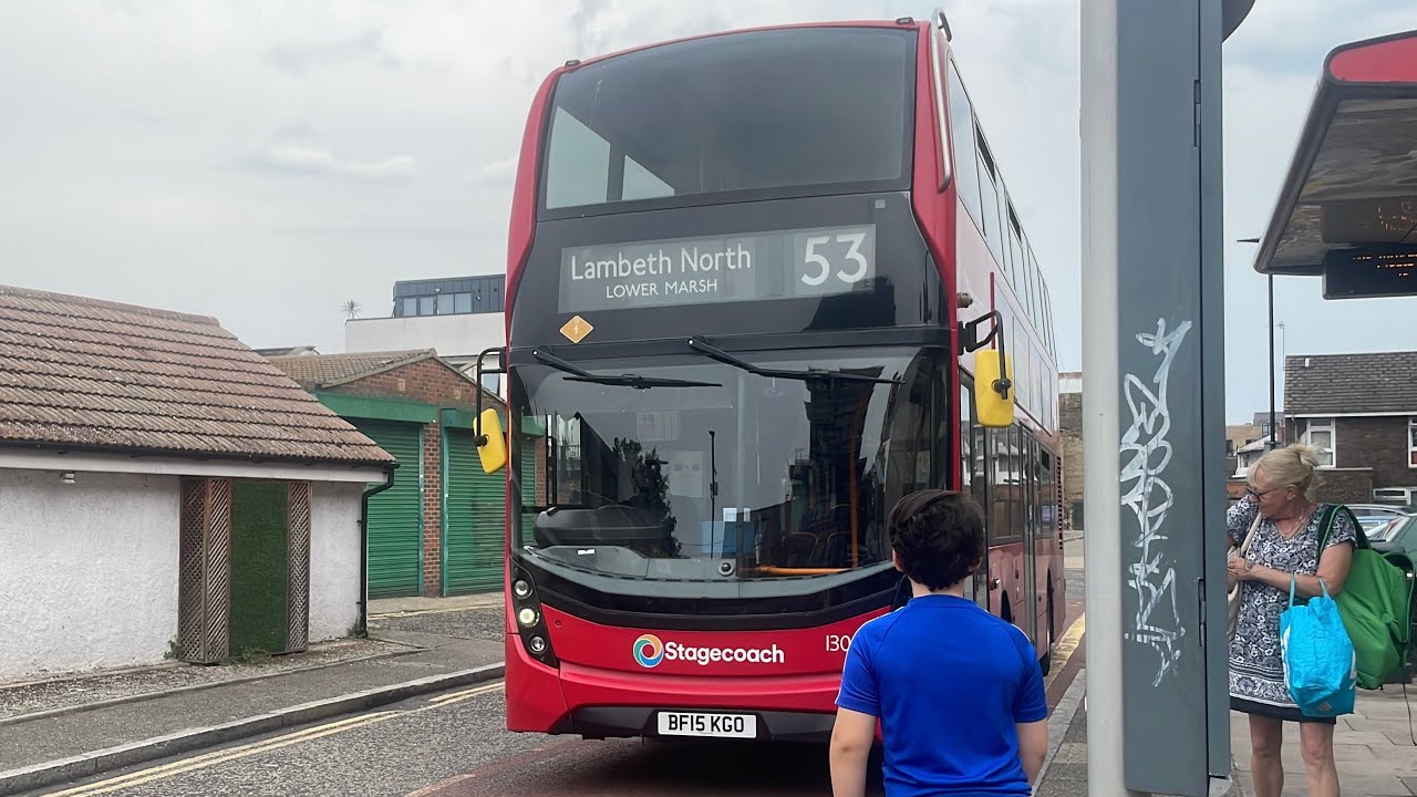 Nice Revs | Stagecoach London Route 53 - 13080 (BF15KGO) | Enviro 400MMC Volvo B5LH | (13/8/25) (2)
