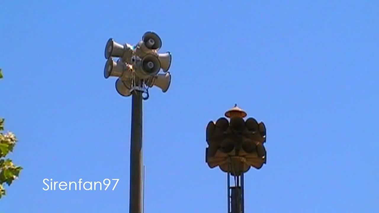 Federal Signal 2T22 and ATI Siren in Attack/Wail - Kechi, KS