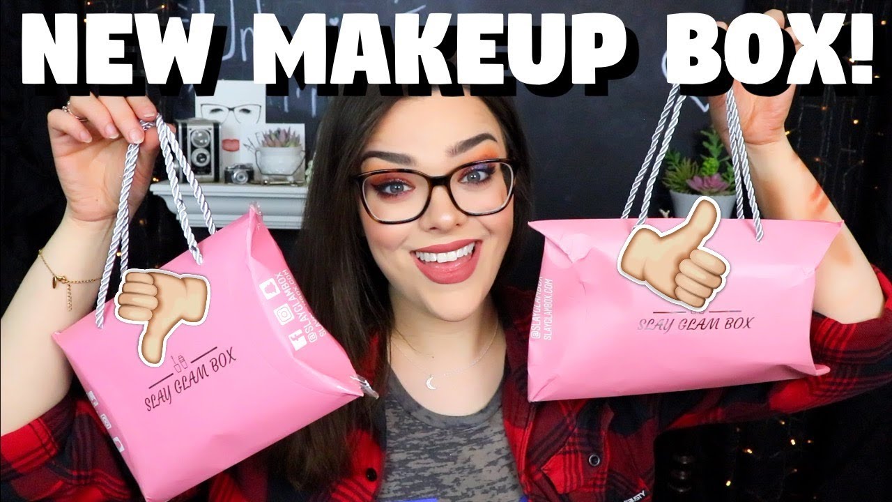 NEW MAKEUP SUBSCRIPTION BOX! Hit or Miss?! Slay Glam Box February & March Unboxing
