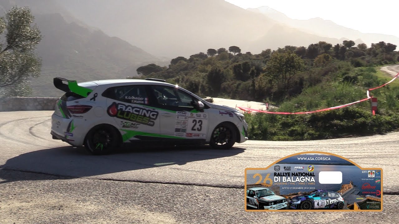 fabrice MARTIN et karine GRANDCLAIR    Rallye de BALAGNE  2023