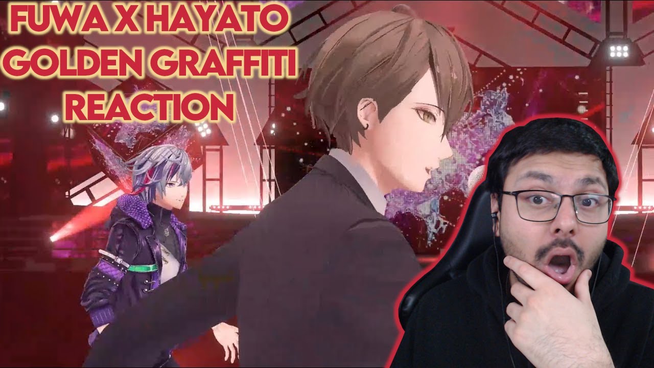 KAGAMI HAYATO & FUWA MINATO / GOLDEN GRAFFITI COVER [NIJISANJI REACTION] 金色グラフティー / 不破湊×加賀美ハヤト