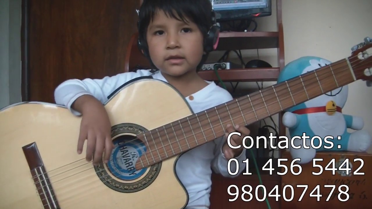 Niño de 5 años toca musica de Paraguay - Slim Tejada