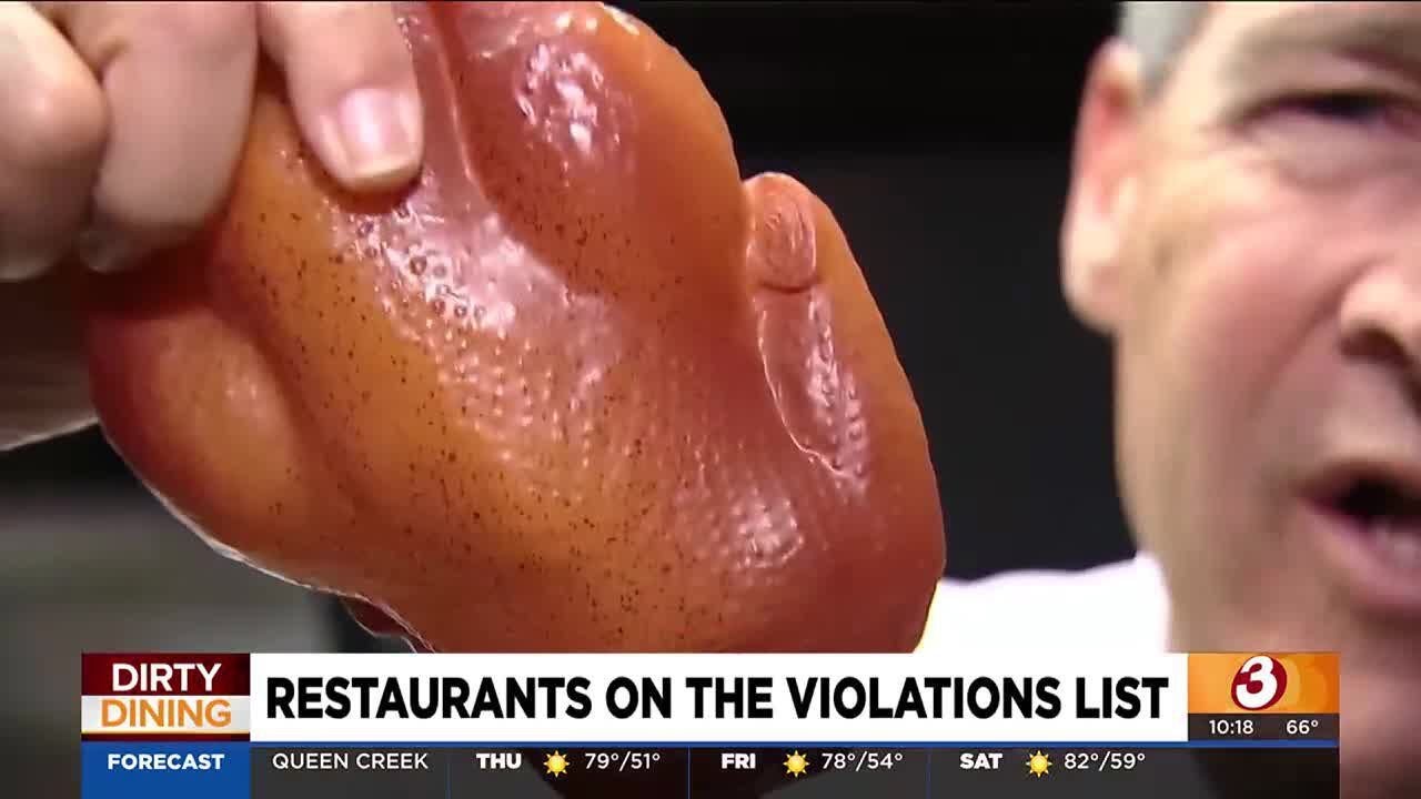 Serious health code violations found at Phoenix-area restaurants