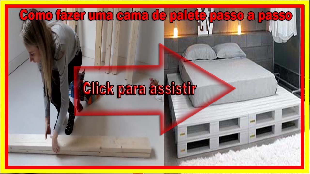 🔨📣 como fazer moveis de pallets: Como fazer cama de palete passo a passo