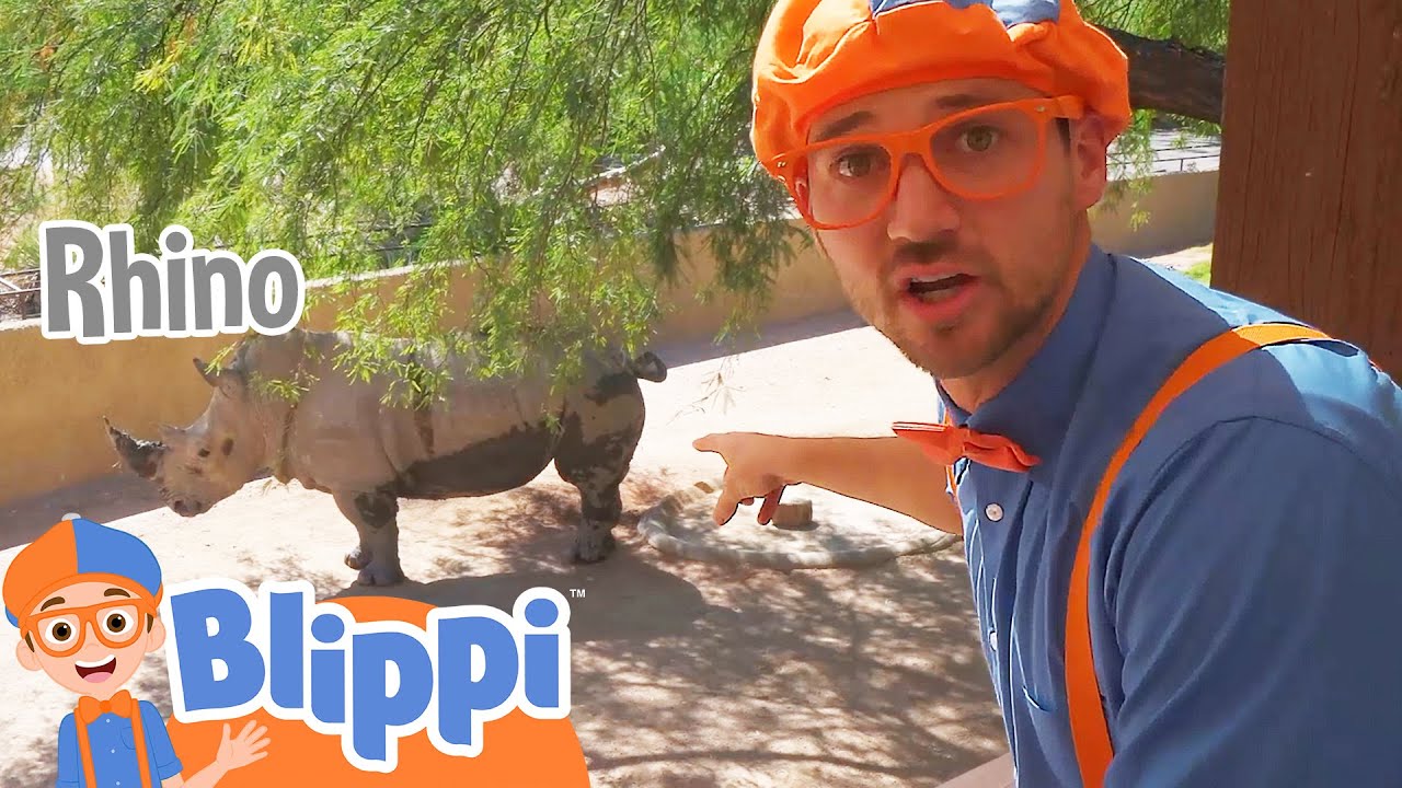 Blippi Explores A Zoo! | Learning Fun Zoo Animals For Children | Educational Videos for Kids
