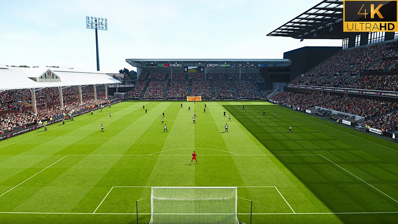 PES 2021 Ultra Realism Graphics Mod | Fulham vs Manchester City | PES 2024 Patch | 4K