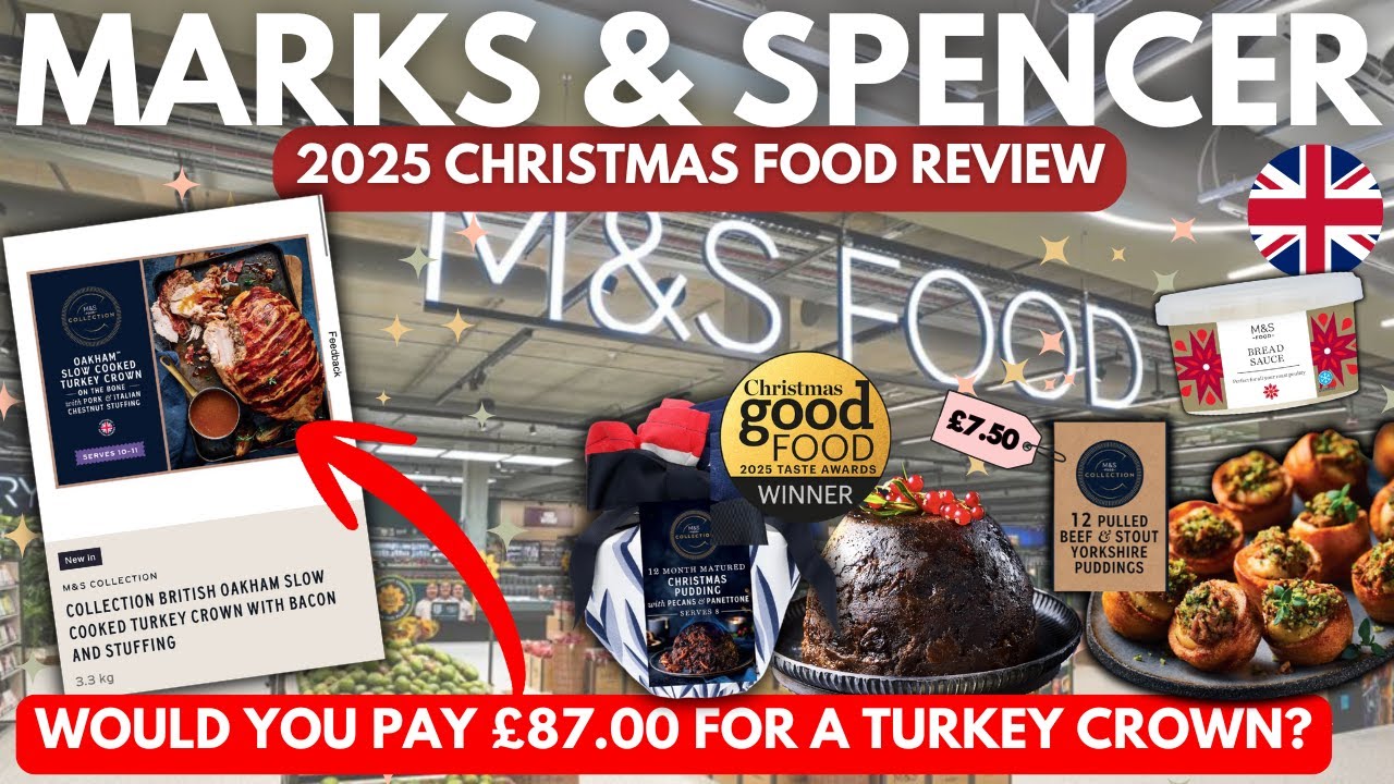M&S Christmas Food Review 2025: Is Anything Worth the Price This Year?! 🎄💸 4K
