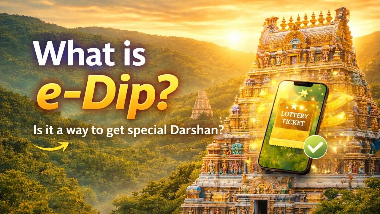 What Is e-DIP in Tirumala? | Electronic Lucky Draw for Seva Tickets Explained