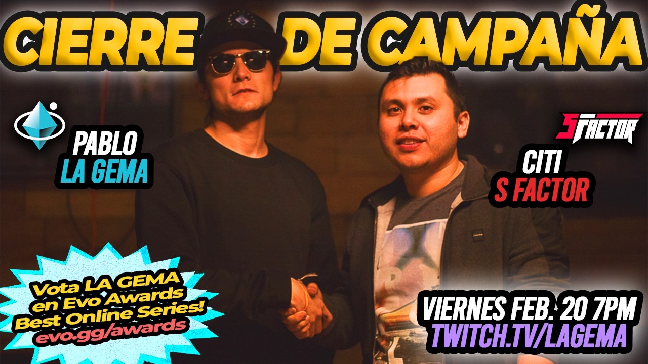 CIERRE DE CAMPAÑA FT. CITI de @smashfactorgaming ! VOTA LA GEMA en evo.gg/awards !!