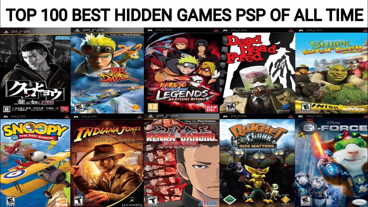 Top 100 Hidden Game PSP Terbaik Sepanjang Masa | Game PSP Terbaik | Emulator PSP