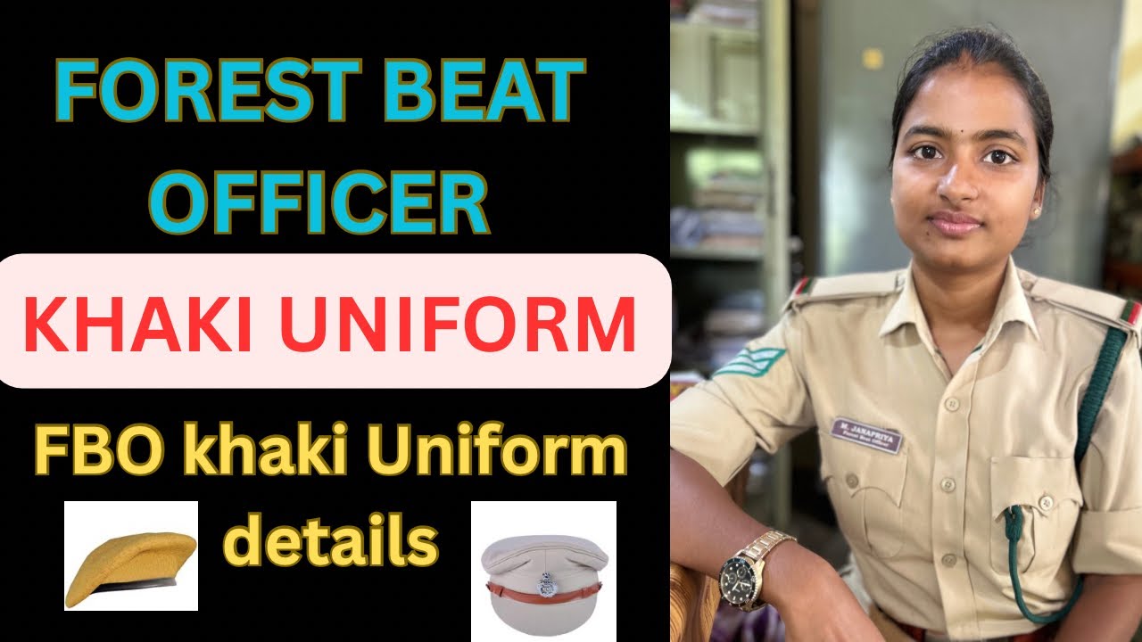 Forest Beat Officer &ldquo;UNIFORM &ldquo; #fbo #khaki #uniform #details #forestguard