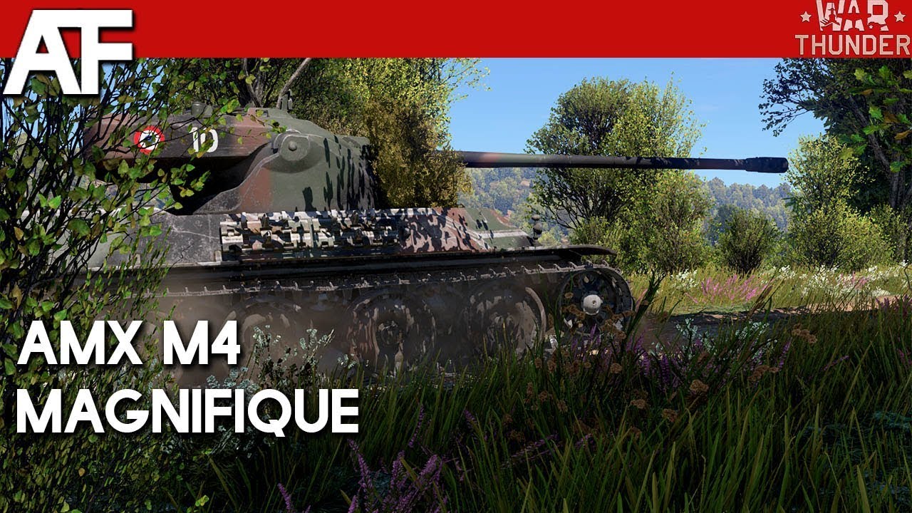 War Thunder - AMX M4 | Gameplay Tanky CZ/SK