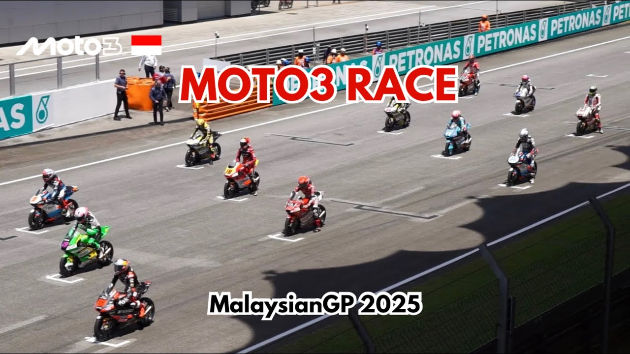 MOTO3 RACE  |  PETRONAS GRAND PRIX OF MALAYSIA 2025 #malaysiangp
